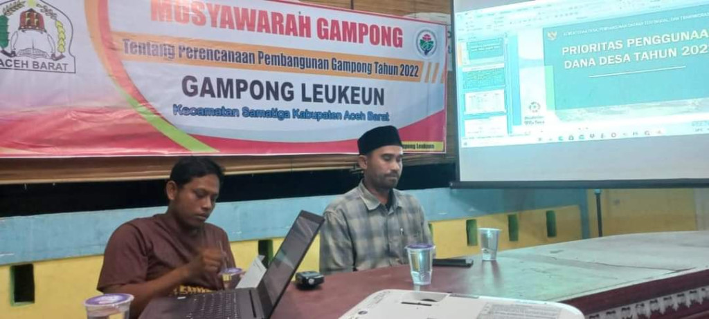 Musyawarah Pembangunan Gampong Tahun 2022